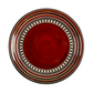 Gibson Elite Cafe Versailles 16 pc Double Bowl Dinnerware Set - Red