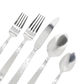 Gibson Home Cowper 20 Piece Stainless Steel Flatware Set in Silver