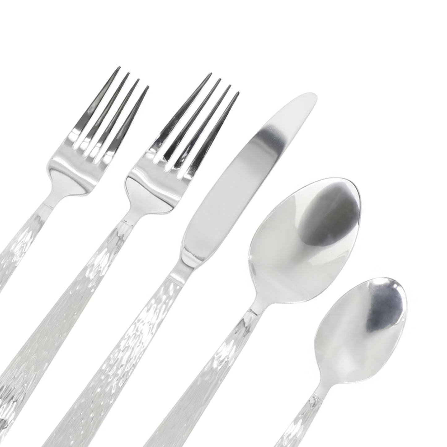 Gibson Home Cowper 20 Piece Stainless Steel Flatware Set in Silver