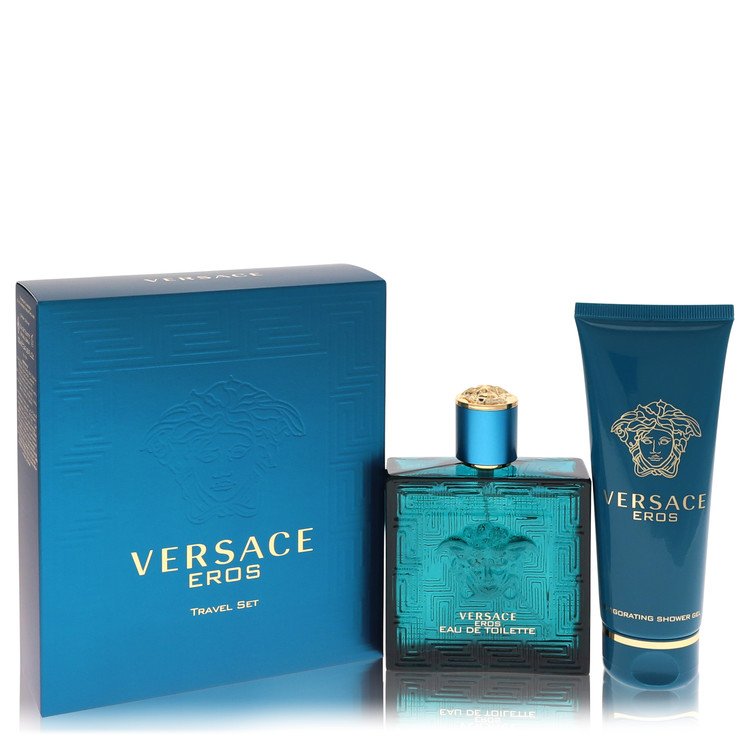 Versace Eros by Versace Gift Set -- for Men