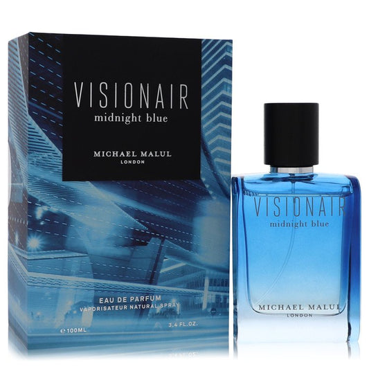 Visionair Midnight Blue by Michael Malul Eau De Parfum Spray 3.4 oz for Men