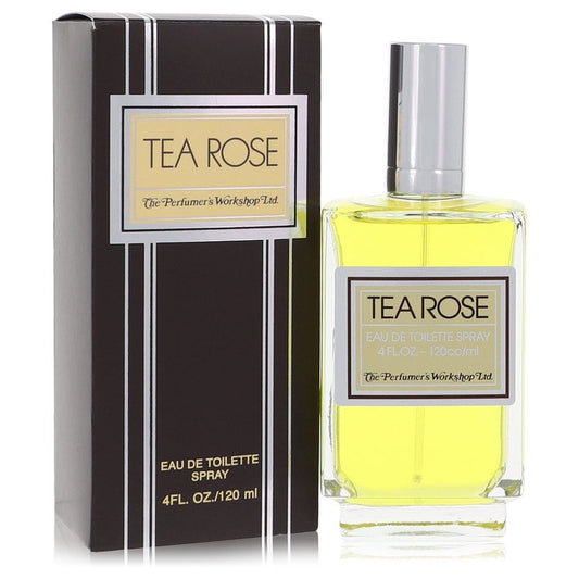 Tea Rose by Perfumers Workshop Eau De Toilette Spray 4 oz for Women