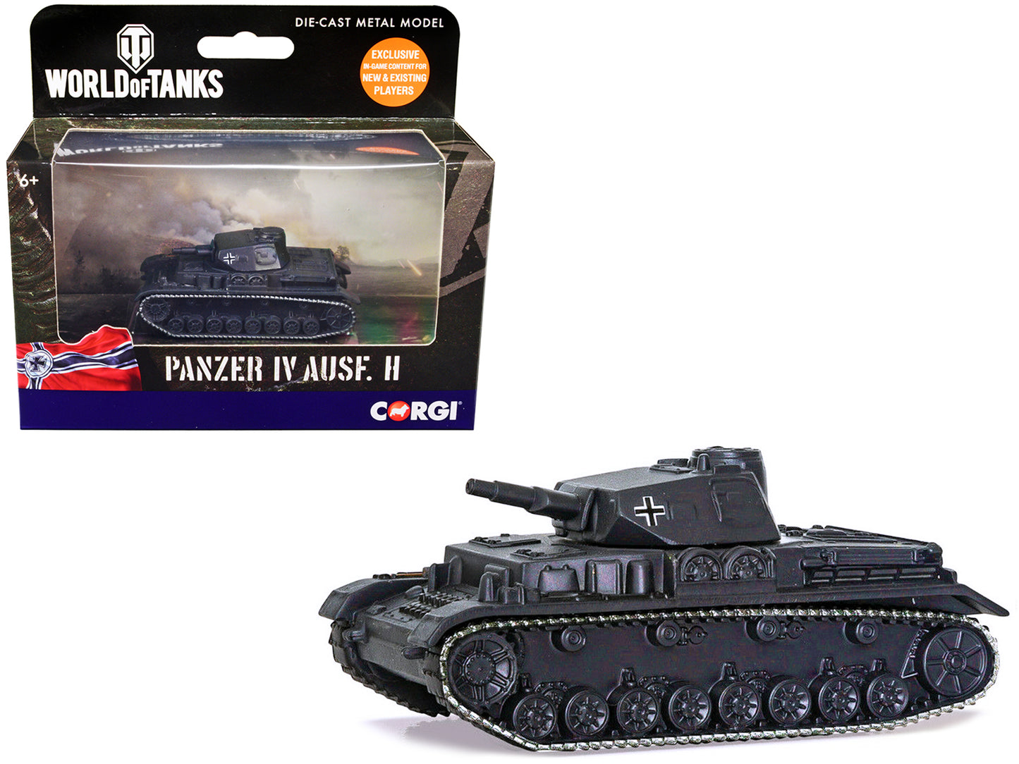 Panzer IV Ausf. H Medium Tank World of Tanks Video Game Diecast Model Corgi