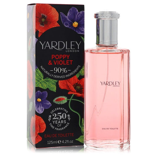 Yardley Poppy & Violet by Yardley London Eau De Toilette Spray 4.2 oz for Women