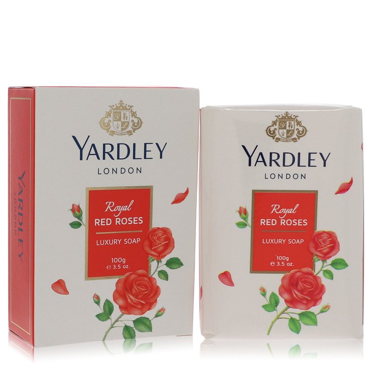 Yardley London Soaps by Yardley London Royal Red Roses Luxury Soap 3.5 oz for Women