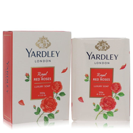 Yardley London Soaps by Yardley London Royal Red Roses Luxury Soap 3.5 oz for Women