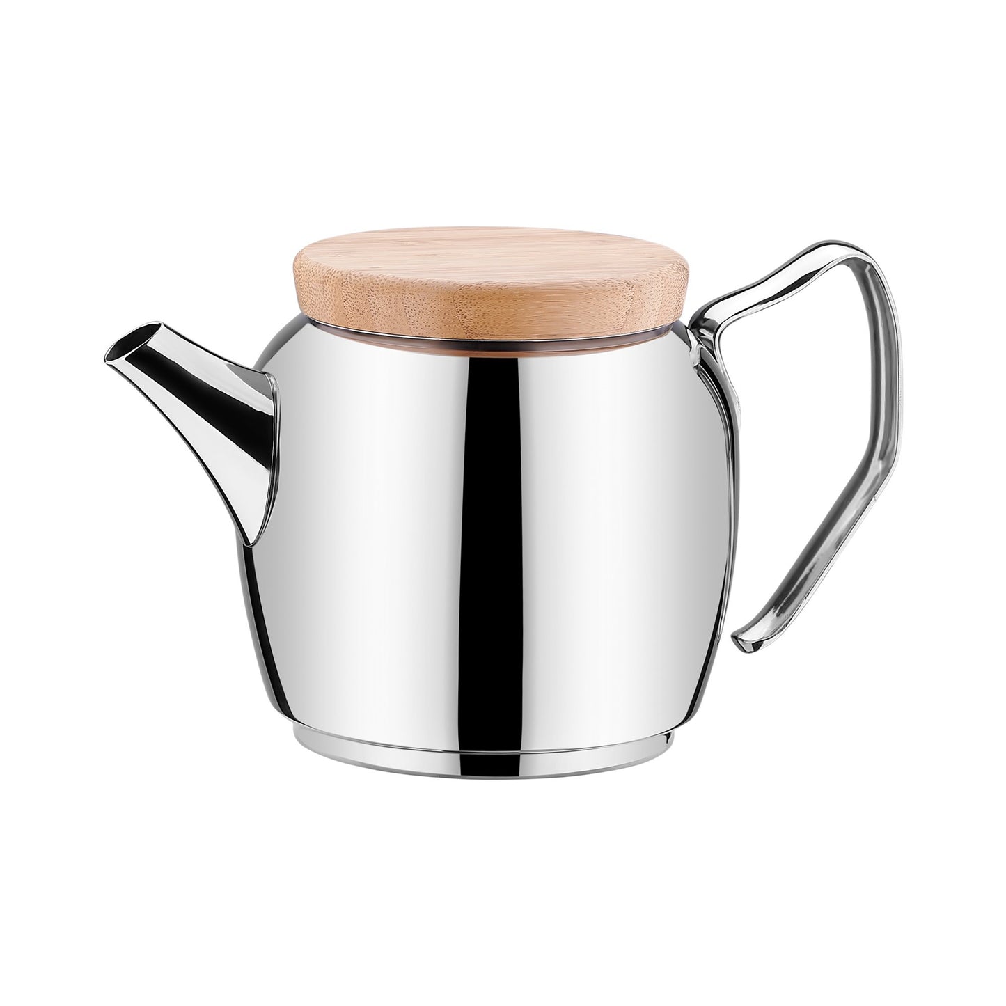 Korkmaz Montana 1.1 Liter Stainless Steel Tea Pot w Wooden Lid