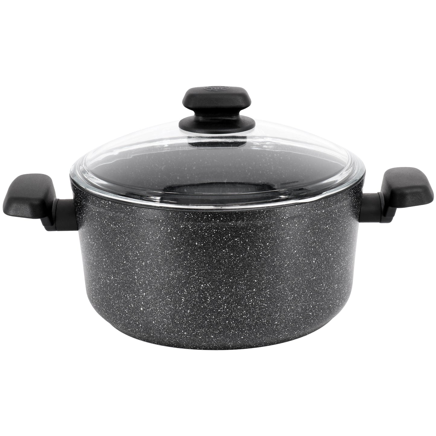 Korkmaz Ornella Non Stick 11" 8 L Casserole w Lid in Black