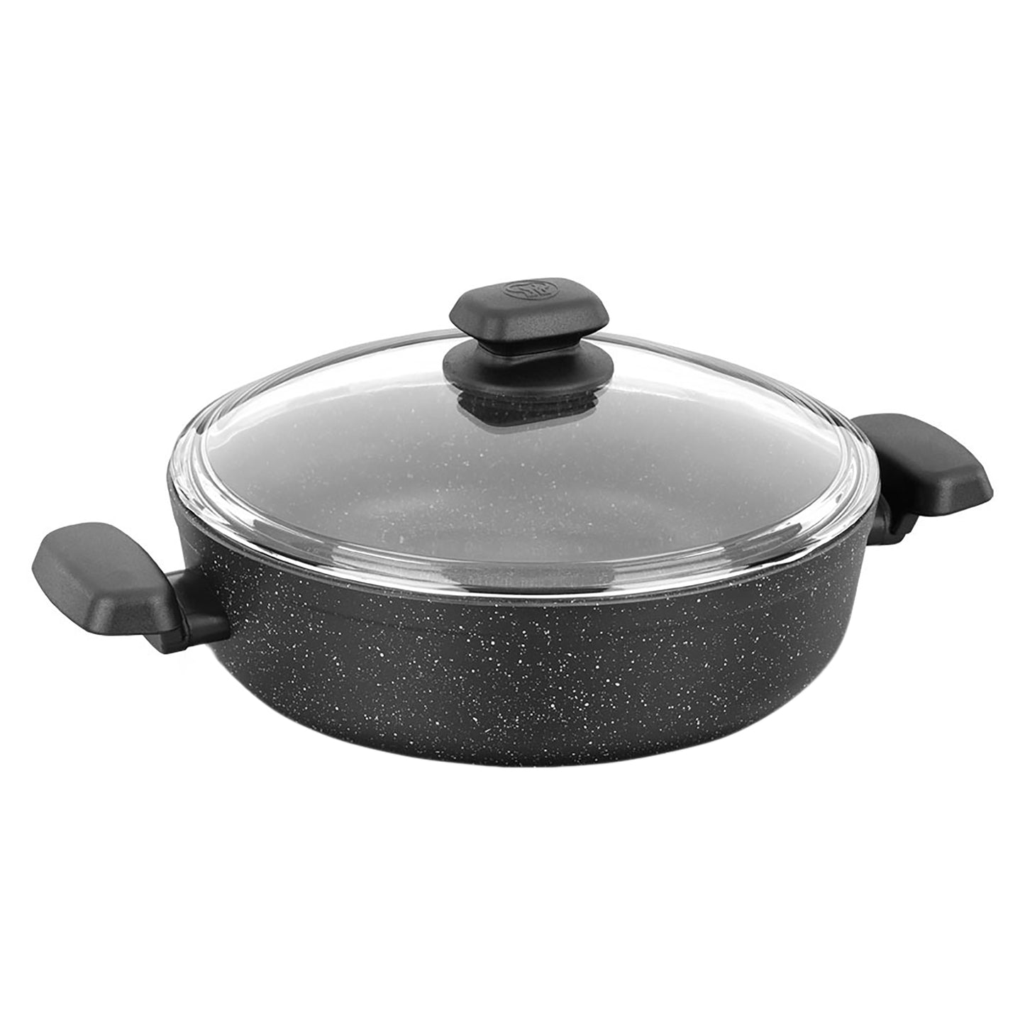 Korkmaz Ornella 2 pc 4 L Aluminum Nonstick Low Casserole Dish w Lid