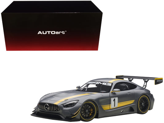 Mercedes AMG GT3 Presentation Car Grey #1 1/18 Model Car Autoart