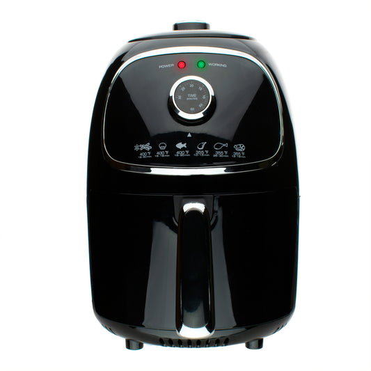 Brentwood AF-202BK 2 Qt Small Electric Air Fryer Black w Timer & Temp Control
