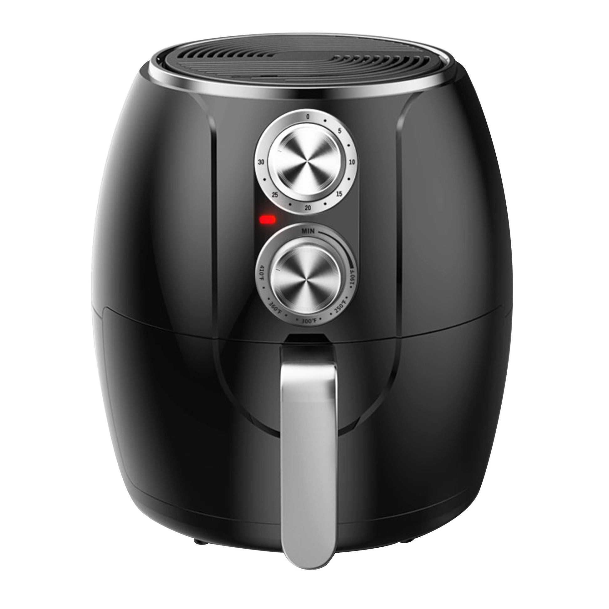 Brentwood 3.2 Quart Electric Air Fryer w Timer & Temp Control- Black & Silver