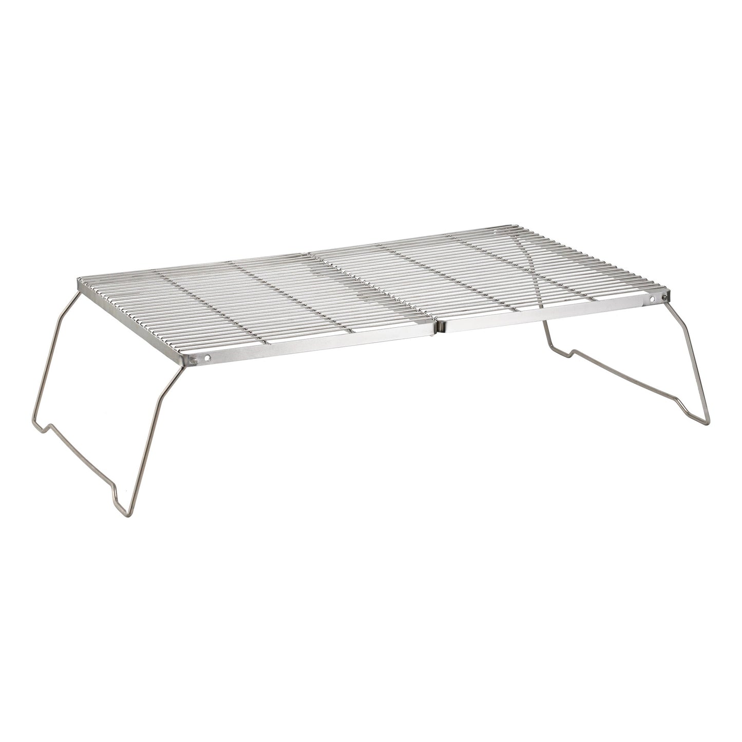 Brentwood 25 x 17" Heavy Duty Stainless Steel Portable Folding Campfire Grill w