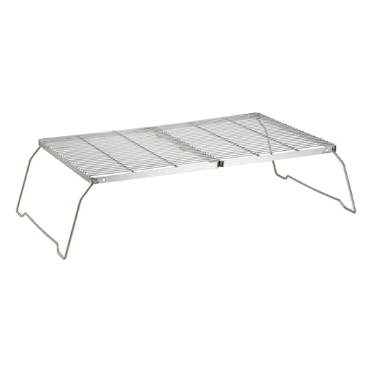 Brentwood 25 x 17" Heavy Duty Stainless Steel Portable Folding Campfire Grill w