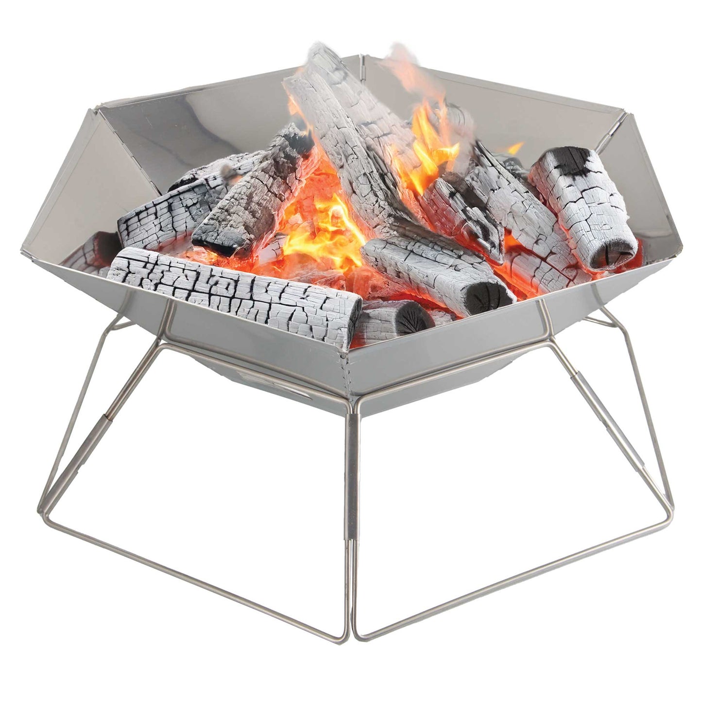Brentwood 20" Portable Stainless Steel Folding Charcoal BBQ Grill w Carry Bag