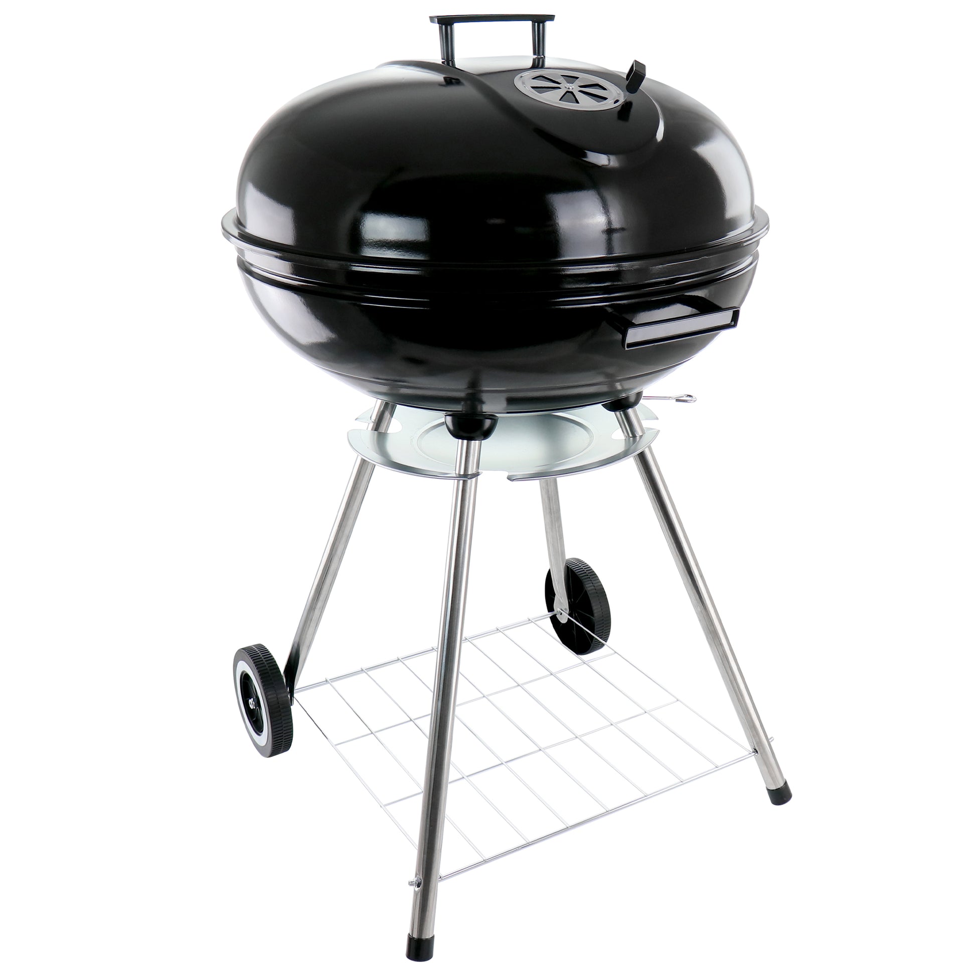 Better Chef 22" Charcoal Barbecue Grill in Black