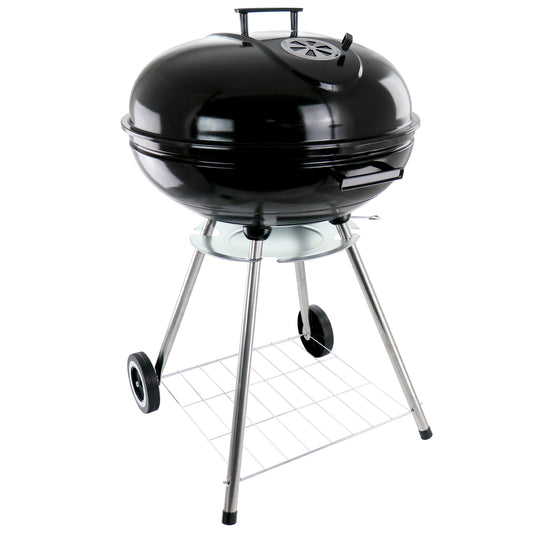 Better Chef 22" Charcoal Barbecue Grill in Black