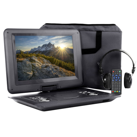 beFree Sound 14.1" Portable DVD Player w Swivel TFT-LCD Screen & USBSDAV Inputs-