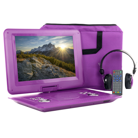 beFree Sound 14.1" Portable DVD Player w Swivel TFT-LCD Screen & USB SD AV Input