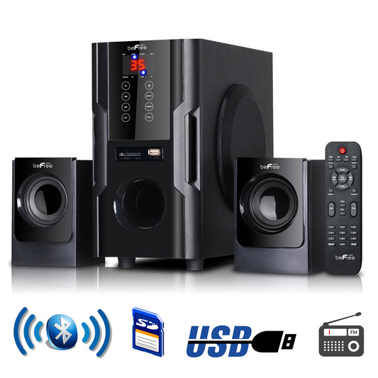 beFree 2.1 Channel Surround Sound Speaker System