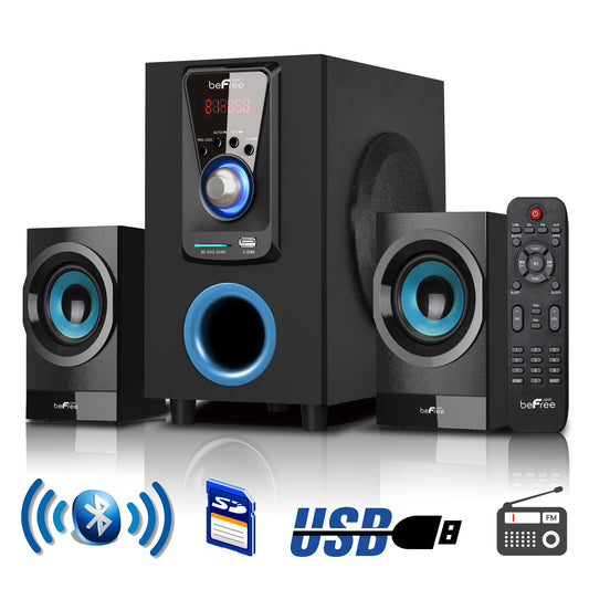 beFree 2.1 Channel Surround Sound Speaker System BFS65