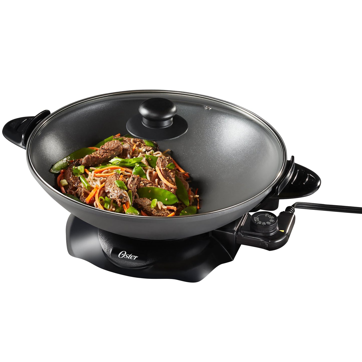 Oster DiamondForce 4.7 Quart Nonstick Electric Wok w Lid