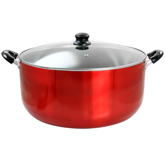 Better Chef for Professional Results 24 Qt Heavy Gauge Aluminum Dutch Oven in R