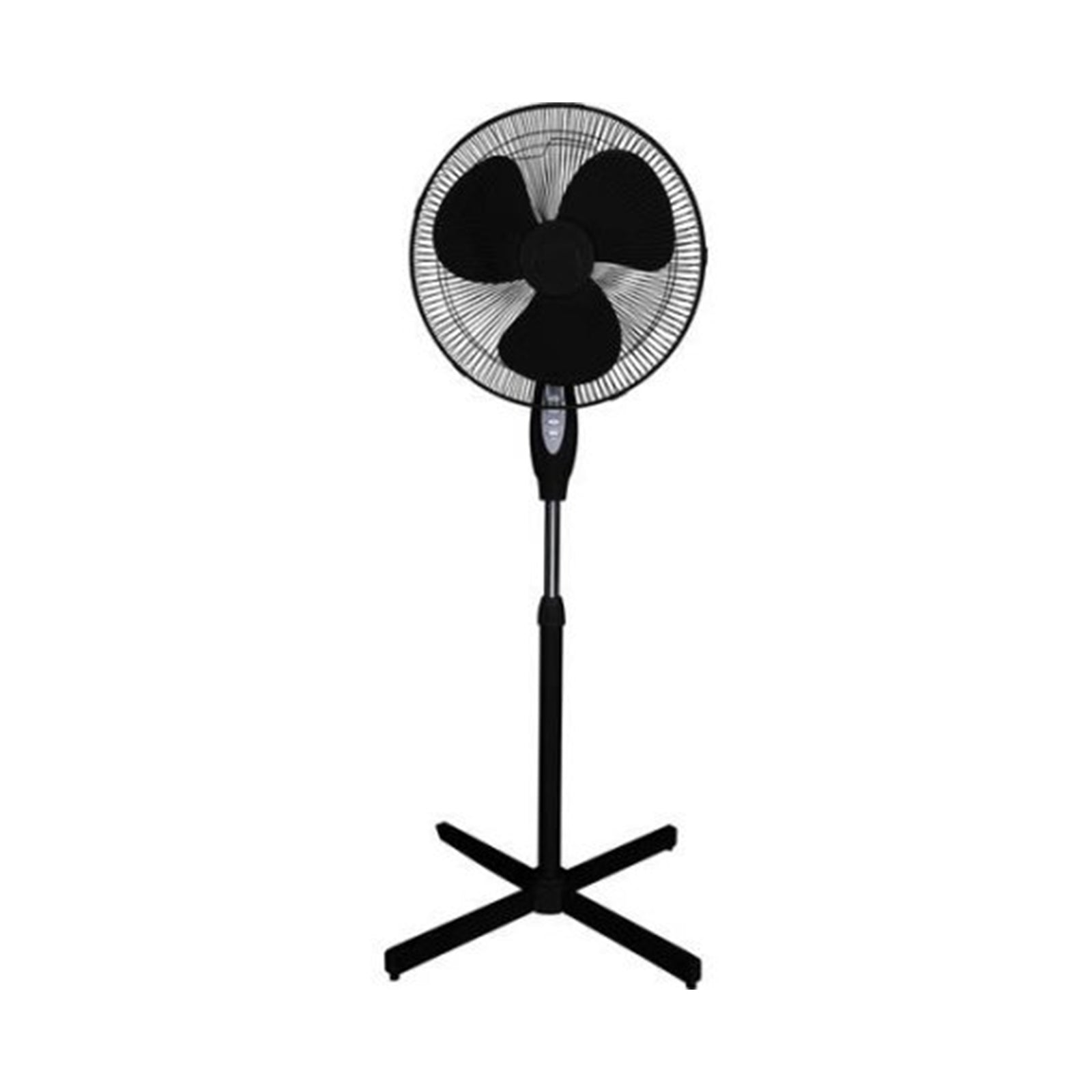 Optimus 16" Oscillating Stand Fan in Black
