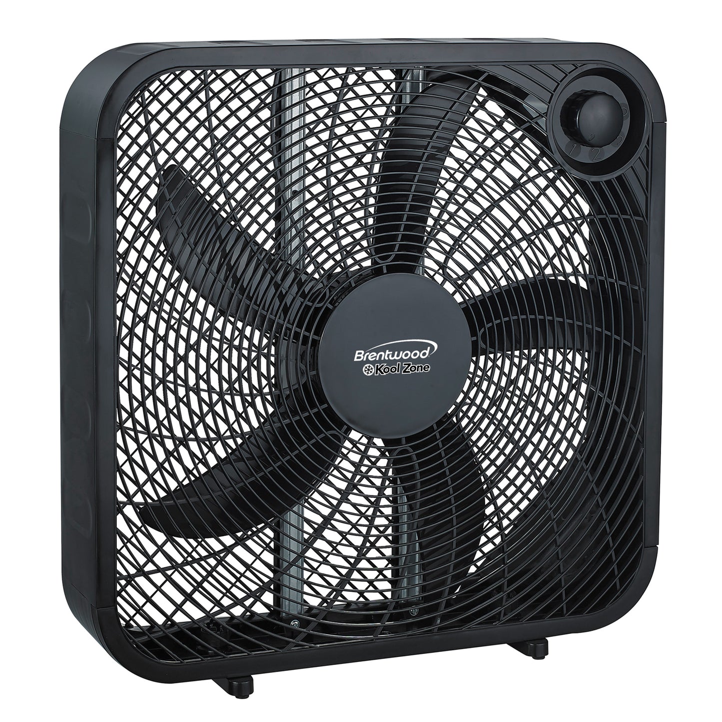Brentwood 20" Box Fan in Black