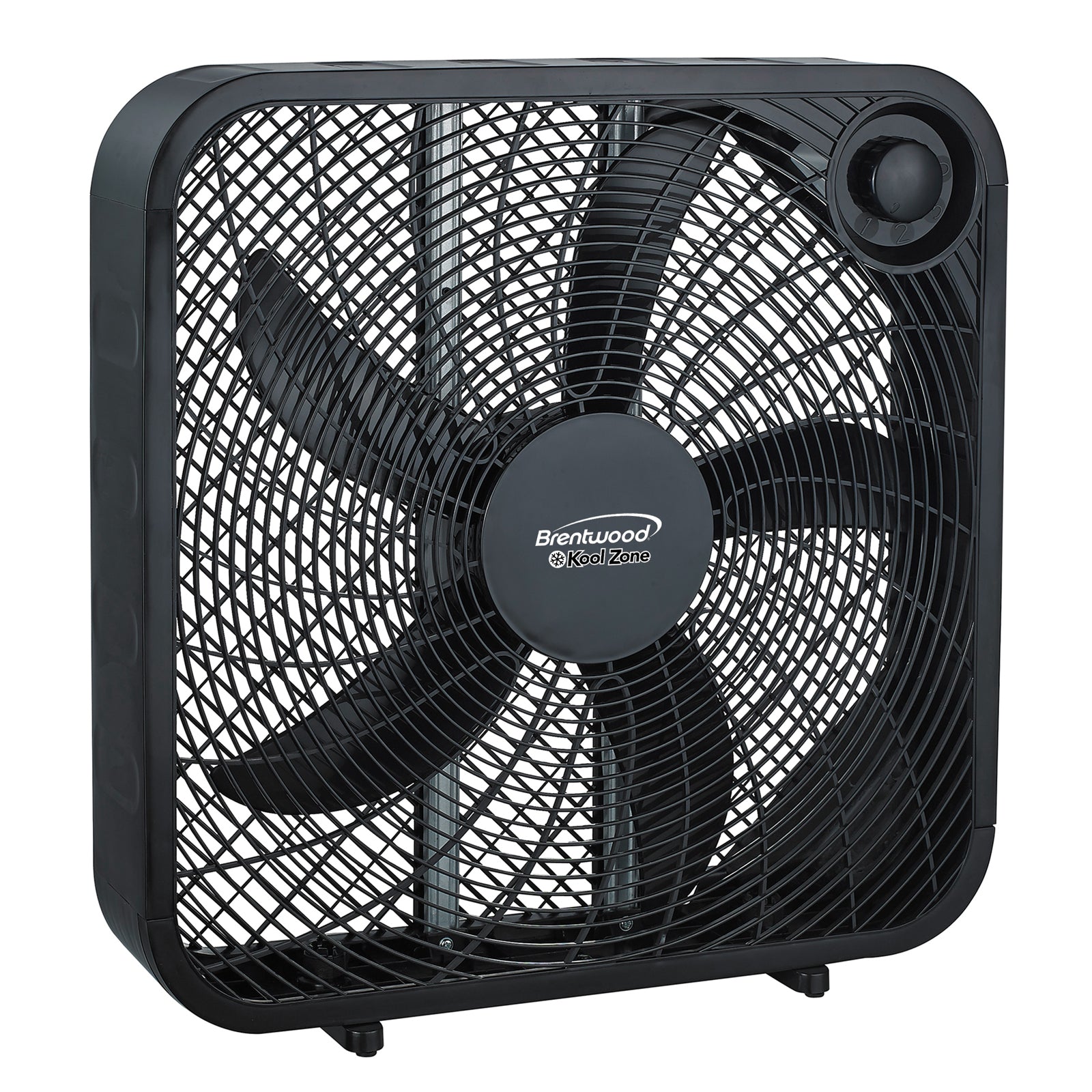 Brentwood 20" Box Fan in Black