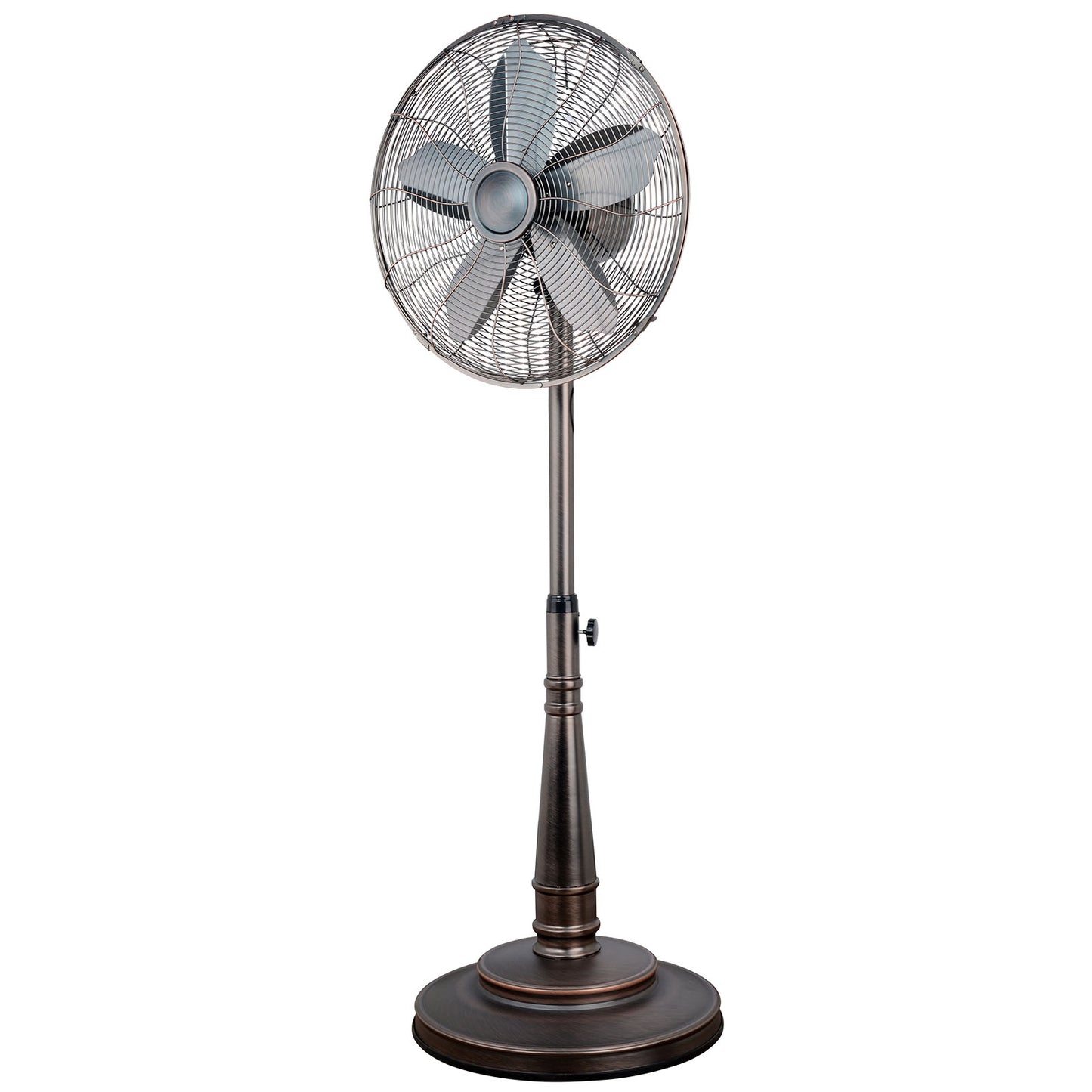 Optimus 16" Retro Oscillating Stand Fan w Oil Rubbed Bronze Finish