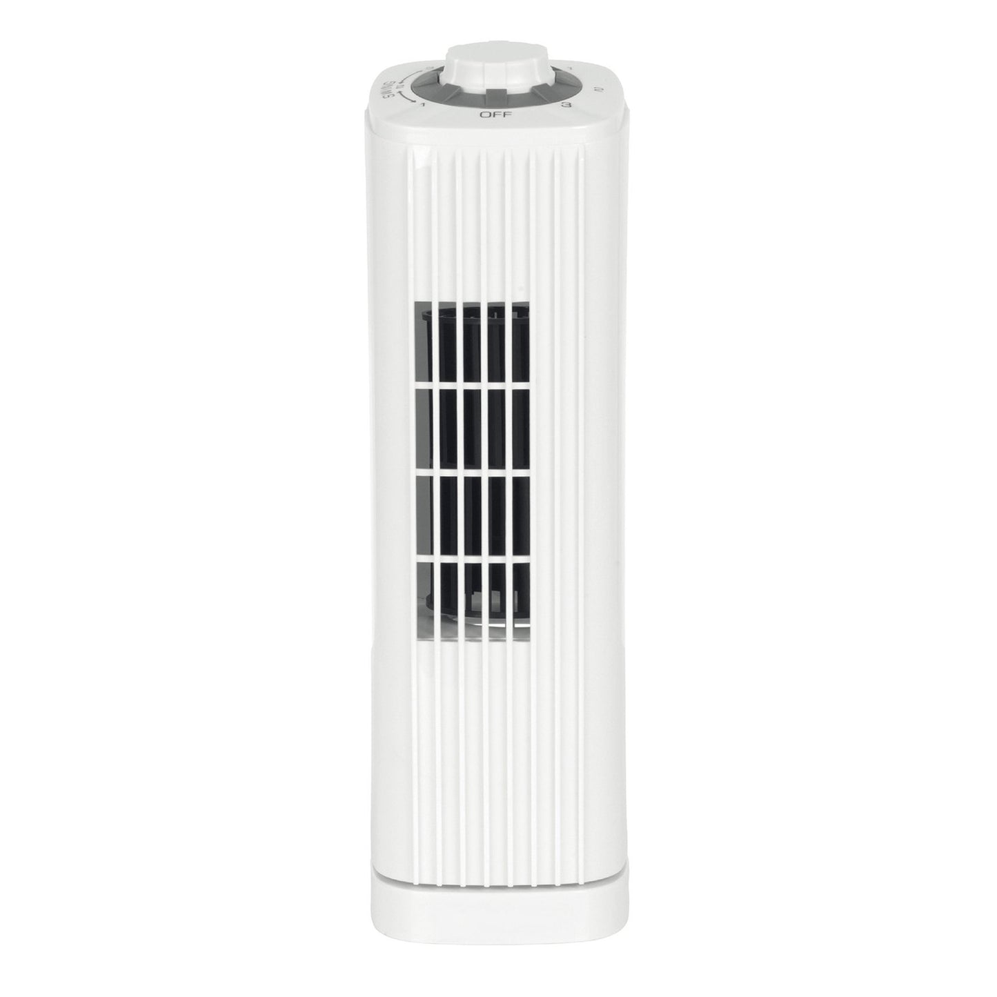 Optimus F-7348WH 14" Portable Ultra-Slim Desktop Tower Fan in White