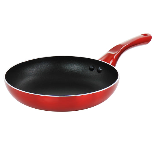 Better Chef 8" Aluminum Non Stick Gourmet Frying Pan in Red