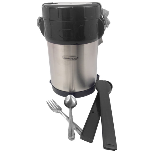 Brentwood 2.0L Vacume S/S Flask w Food Compartment