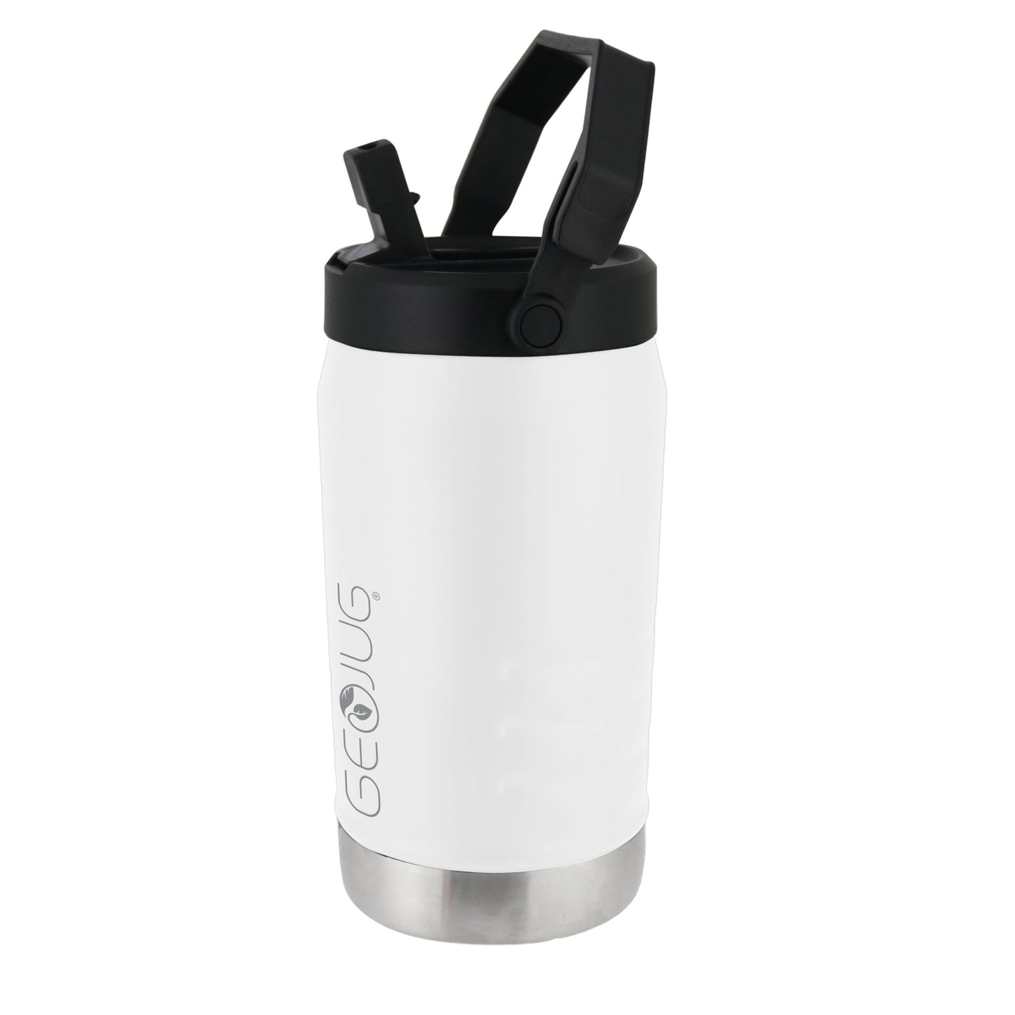 Brentwood GeoJug 64oz Stainless Steel Insulated Sports Water Jug in Cream