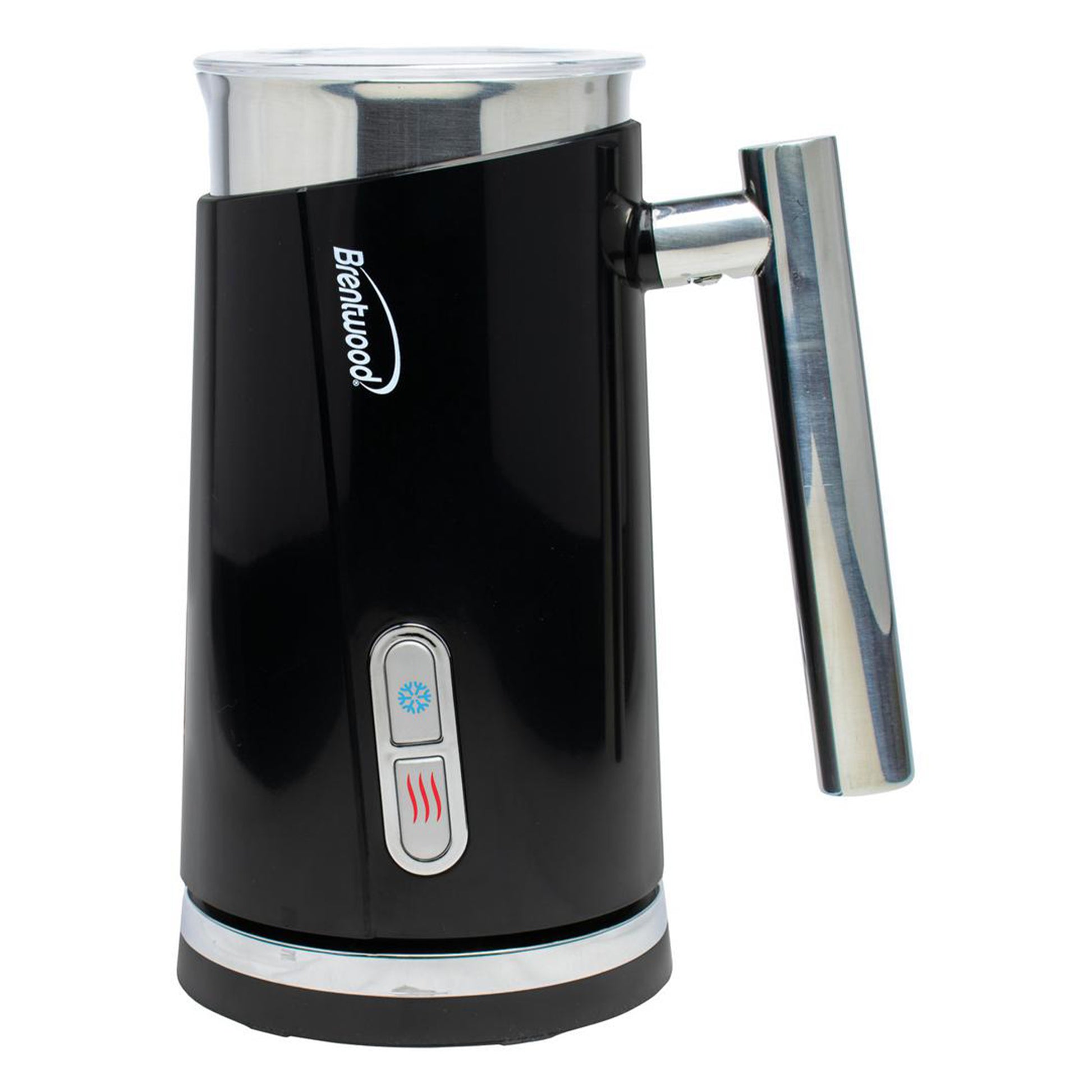Brentwood 10 oz Cordless Electric Milk Frother & Warmer in Black