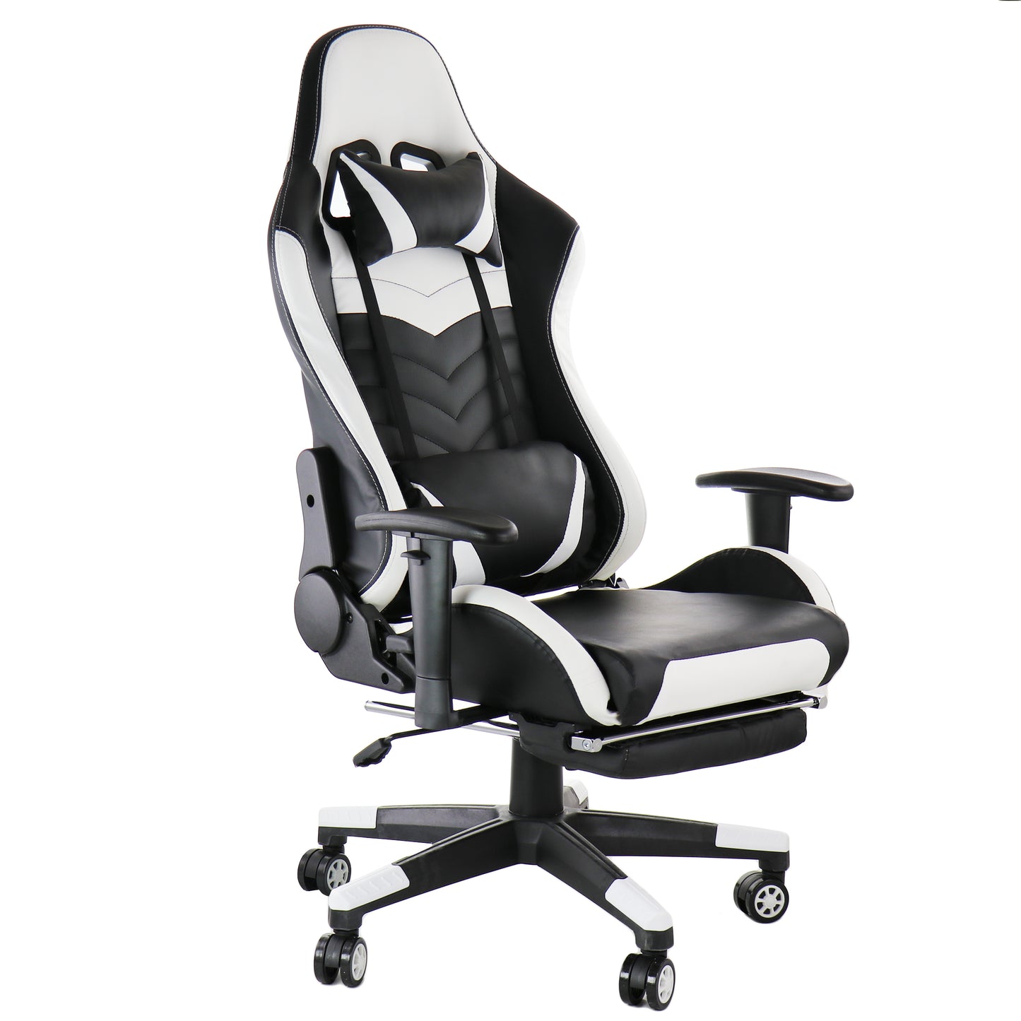 GameFitz Gaming Chair in Black & White