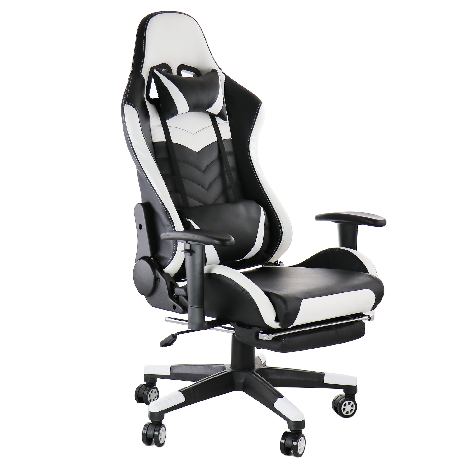 GameFitz Gaming Chair in Black & White