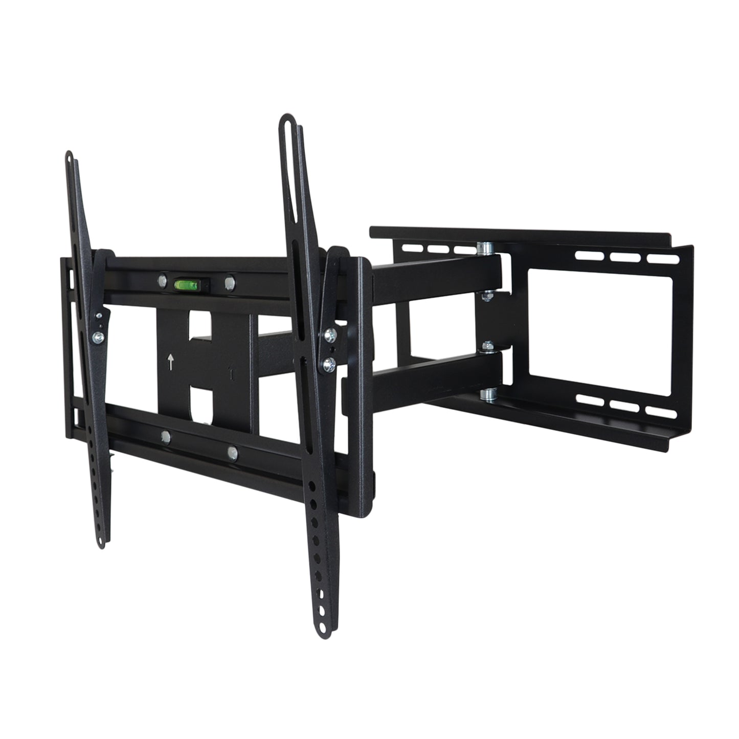 MegaMounts Full Motion Wall Mount w Bubble Level for 26 - 55" LCD LED & Plasm