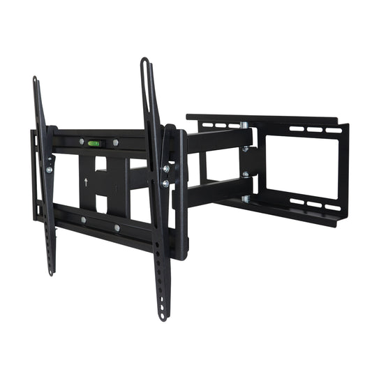MegaMounts Full Motion Wall Mount w Bubble Level for 26 - 55" LCD LED & Plasm