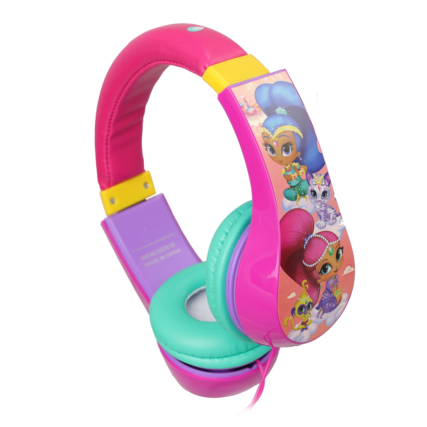 Nickelodeon Shimmer & Shine Volume Limiting Wired Kids Headphones