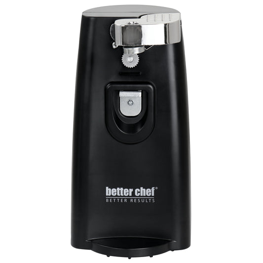 Better Chef Deluxe Electric Can Opener w Built in Knife Sharpener & Bottle Open