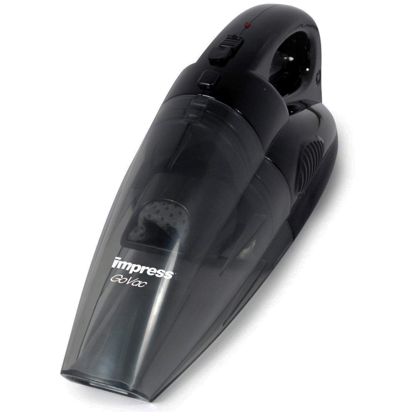 Impress GoVac Rechargeable Deluxe Handheld Vacuum w Base- Black