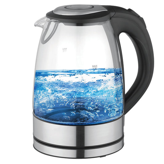 Better Chef 1.7 L Cordless Electric Glass & Stainless Steel Tea Kettle