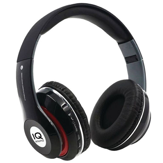 Supersonic Wireless Bluetooth Headphones in Black