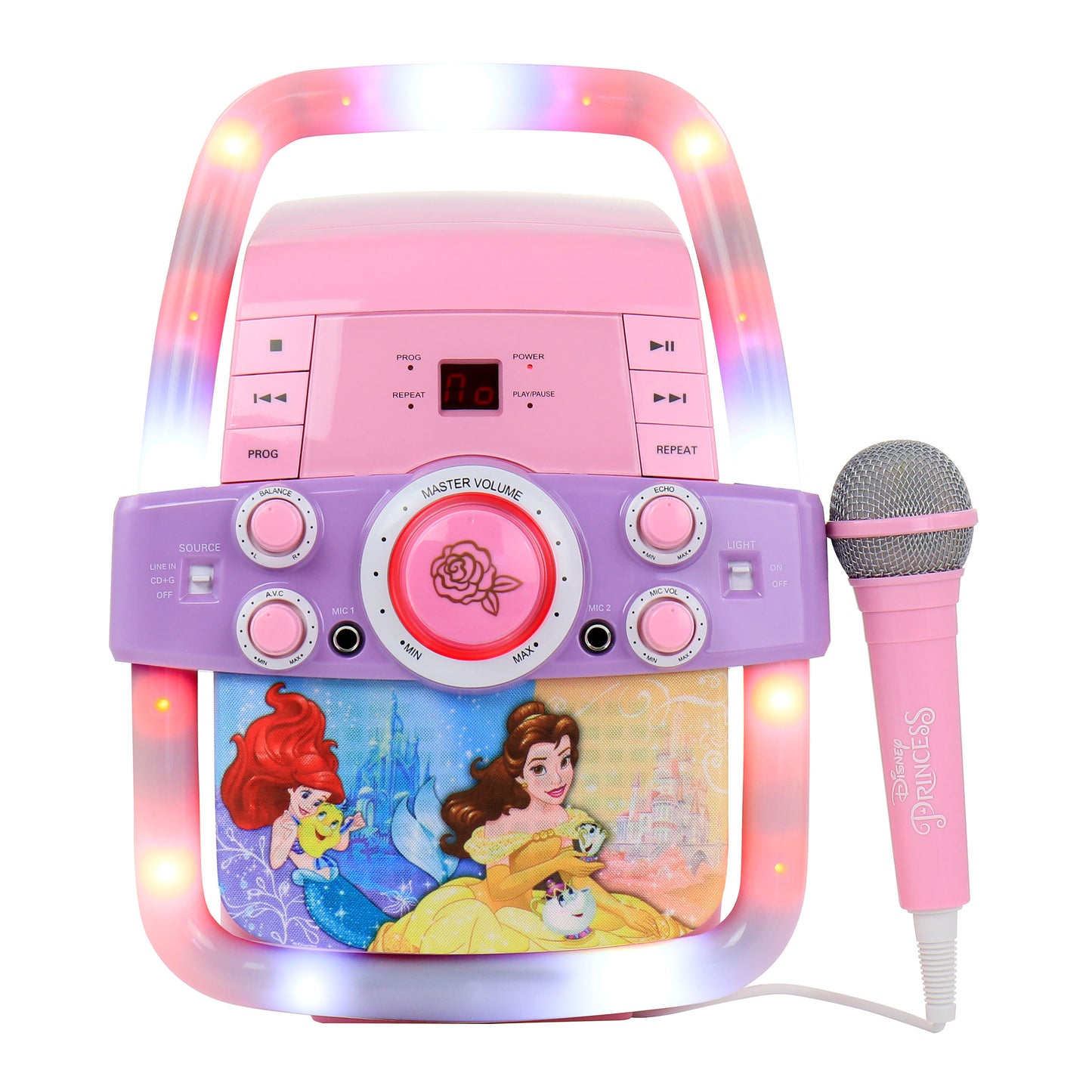 Disney Princess Fairy Tale Karaoke Machine w Microphone