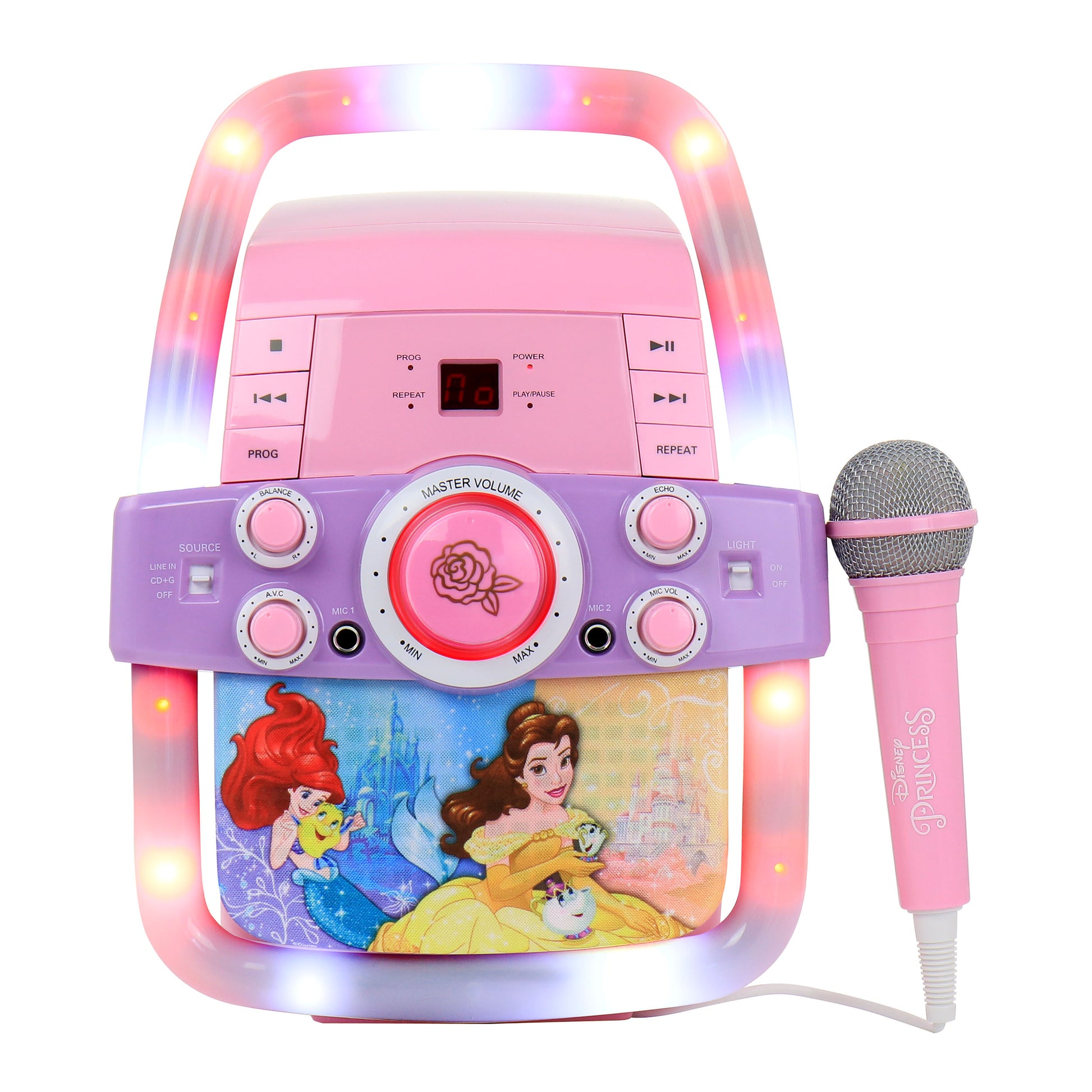 Disney Princess Fairy Tale Karaoke Machine w Microphone