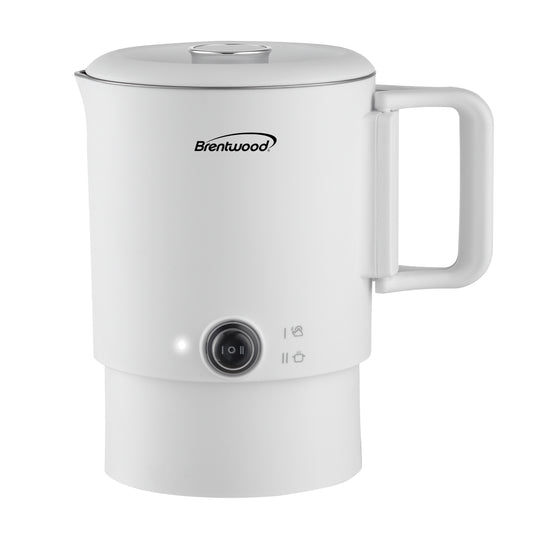 Brentwood Collapsible Stainless Steel Cordless Electric Travel Kettle Hot Pot in