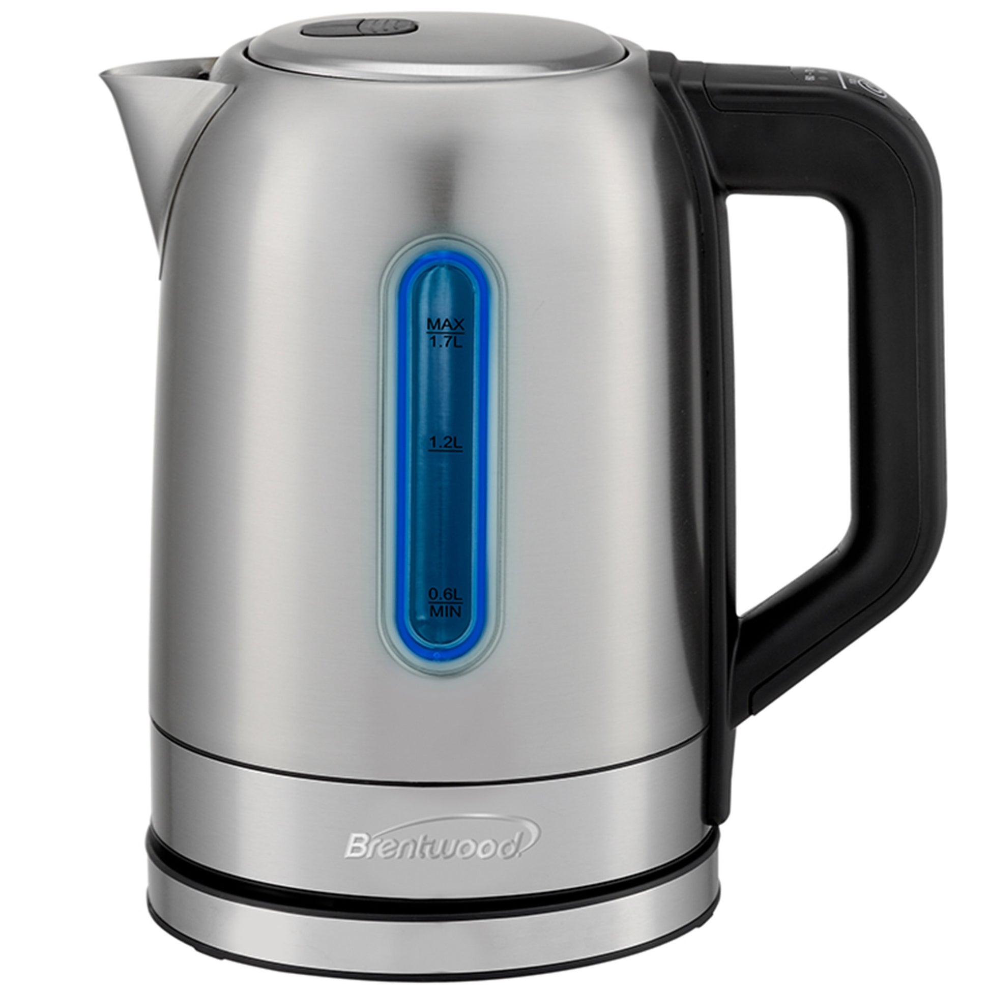 Brentwood 1500 Watt Stainless Steel 1.7 Liter Electric Kettle w 5 Temperature P