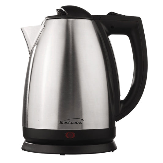 Brentwood 2.0 L Brushed Stainless Steel 1000W Electric Cordless Tea Kettle
